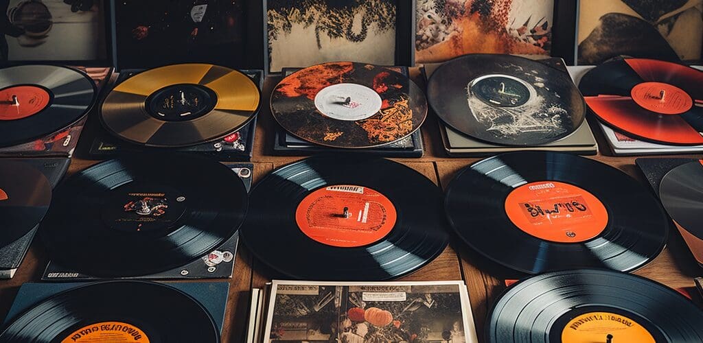 vinyl records