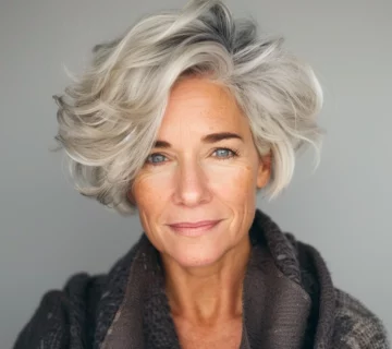 short haircut for women over 60
